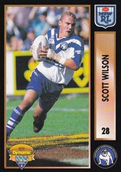 1994 Dynamic Rugby League Series 2 #28 Scott Wilson Front
